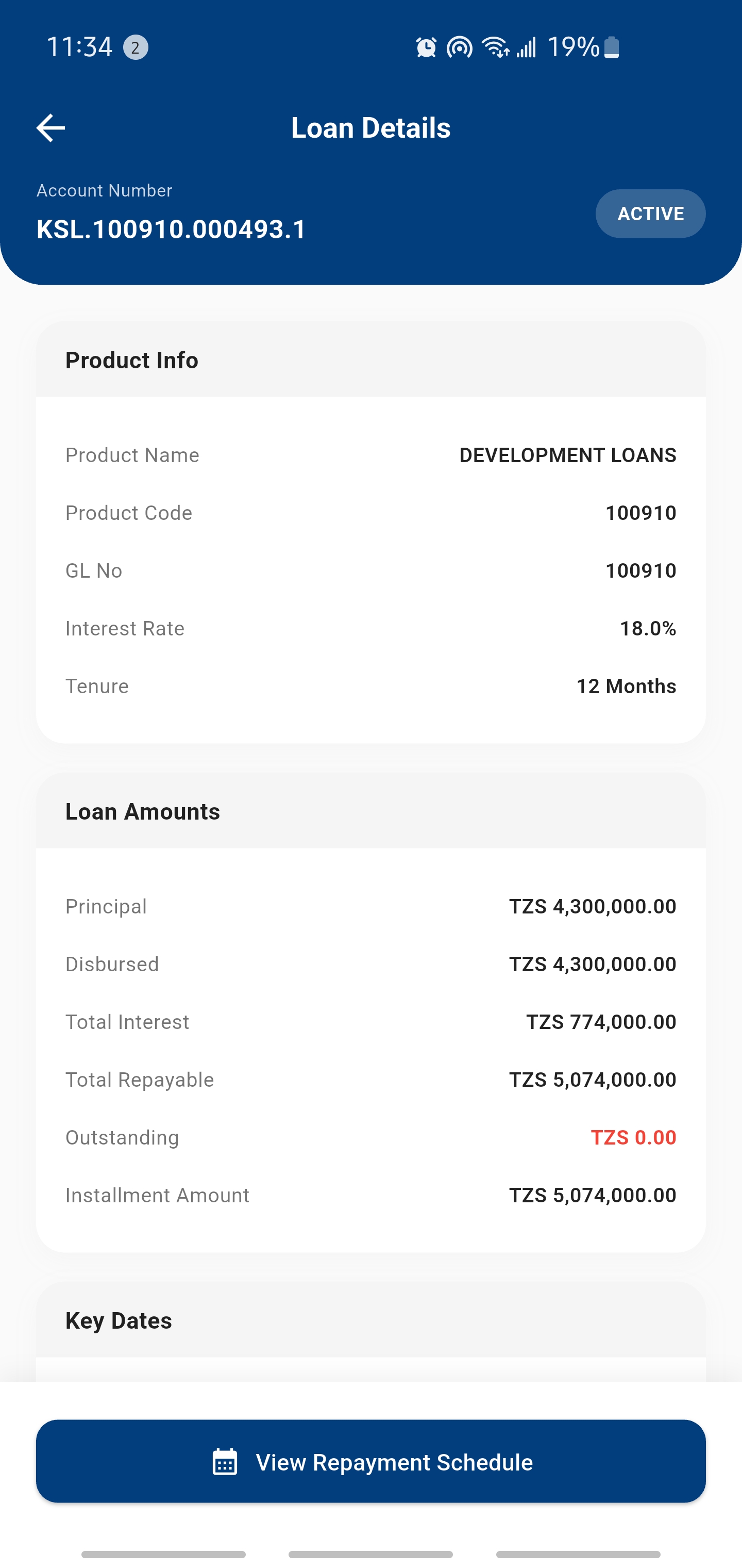 Loan Details